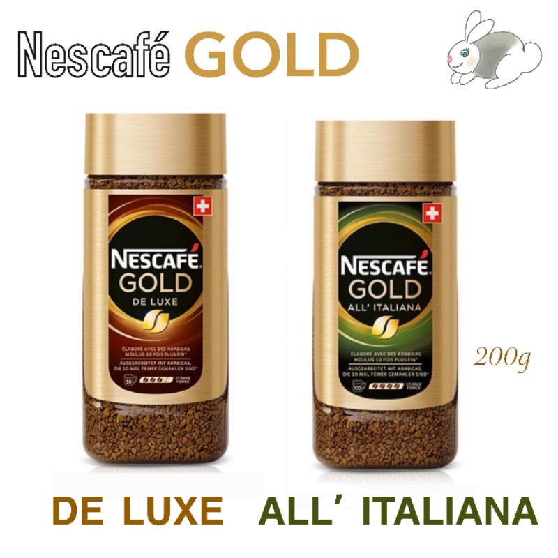 Nescafe Gold DE luxe &amp; All' ITALIANA 200 g