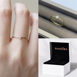 Pandora แหวนแต่งงาน ทอง 14K 1.25 Ct สําหรับผู้หญิง