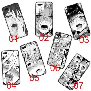 Ahegao Girl Design เคสซอฟท์สีดำ Realme C2 C3 6 5 5I Pro 2 A5 Cover