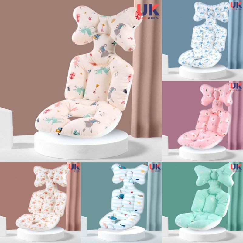 Babybug พร้อมส่ง​ เบาะรองรถเข็น​ เบาะรองคาร์ซีท​ สำหรับรองนั่ง รองรถเข็นเด็ก ผ้านิ่ม หนานุ่ม ระบายอากาศ​