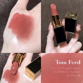 ลิปสติก TF Tom Ford Black Tube Lipstick Matte &amp; Satin 3g ของแท้100%