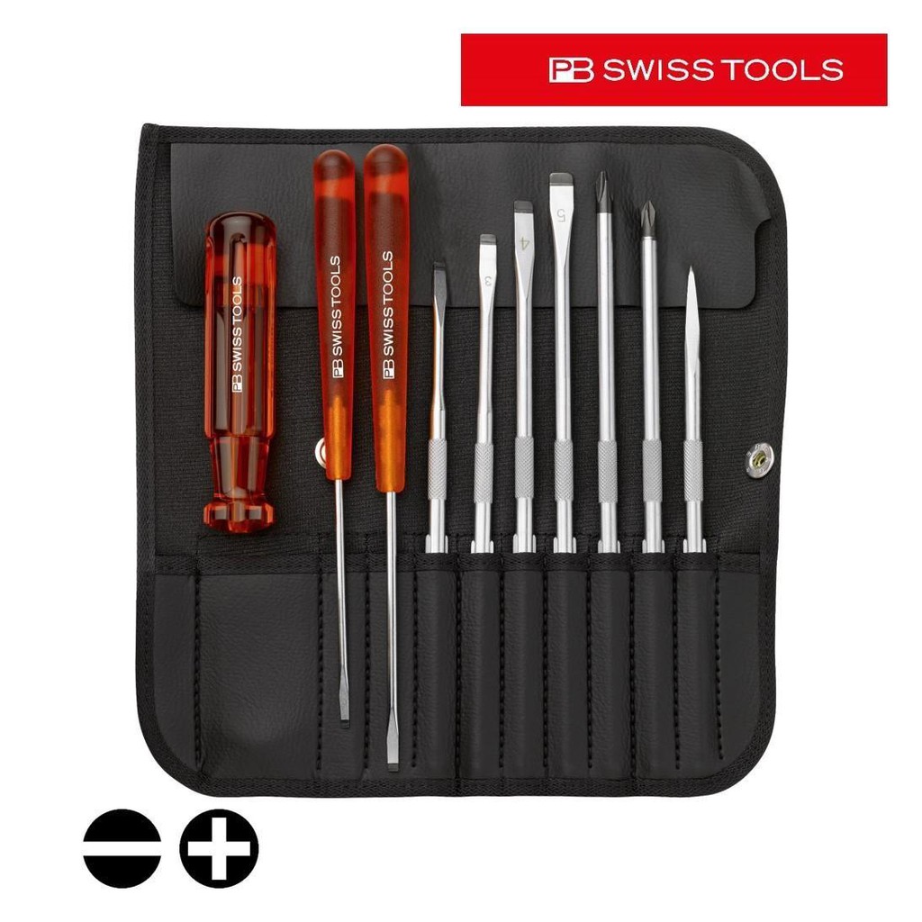 ชุดไขควง PB 215L (10 ชิ้น/ชุด)[PB SWISS TOOLS ของแท้**]
