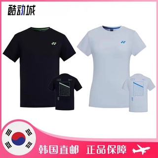 Yonex unix ชุดกีฬา เสื้อยืด แขนสั้น ลายแบดมินตัน สําหรับผู้ชาย และผู้หญิง 2021