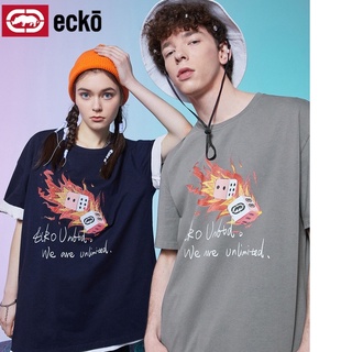 เสื้อยืดแขนสั้นลําลอง พิมพ์ลายกราฟฟิติ ecko rhino แฟชั่นฤดูร้อน สําหรับผู้ชาย และผู้หญิงS-5XL