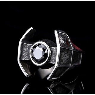 เครื่องประดับแฟชั่นแหวนดาว Star Wars Darth Vader Tie Fighter