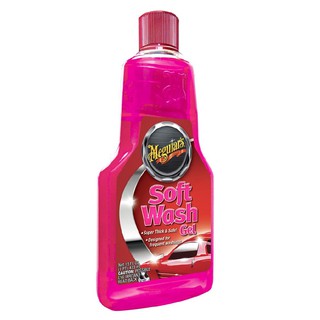 Car care solution CAR WASH MEGUIARS SOFT WASH GEL 473ML Car accessories Hardware hand tools น้ำยาดูแลรถยนต์ แชมพูเจล ME