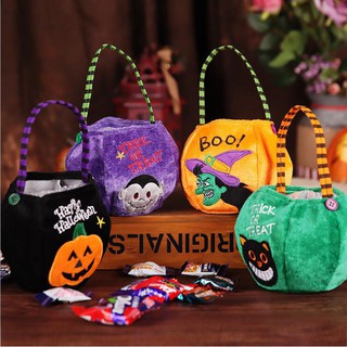 22*10cm Halloween Candy Bag Witch vampire Pumpkin Tote Bag