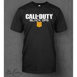 เสื้อยืดผู้ชาย เสื้อยืดคอกลมแขนสั้น ชายหญิง Call of Duty Black Ops เสื้อยืดแฟชั่น เสื้อเกาหลี เกรดพรีเมี่ยม ราคาถูก