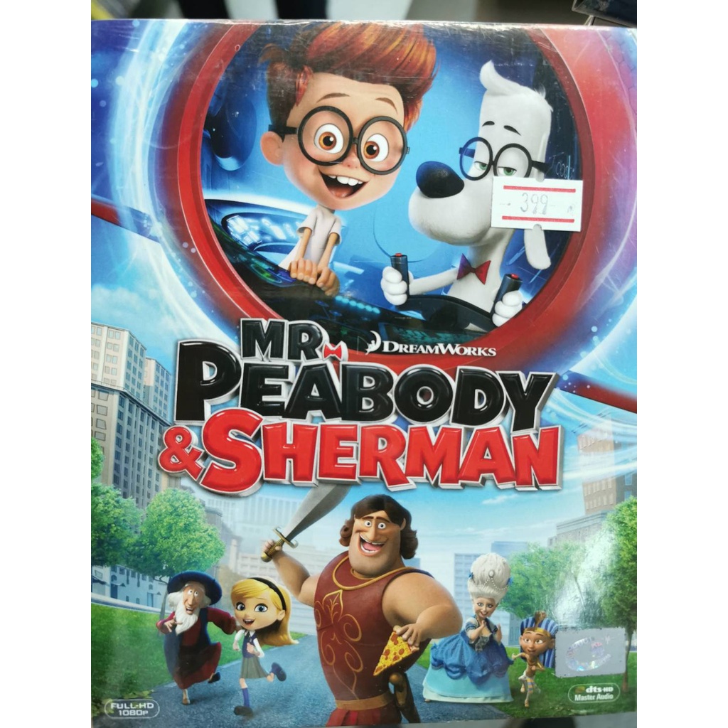 Blu-ray : Mr. Peabody &amp; Sherman (2014) ผจญภัยท่องเวลากับนายพีบอดี้และเชอร์แมน DreamWorks Animation