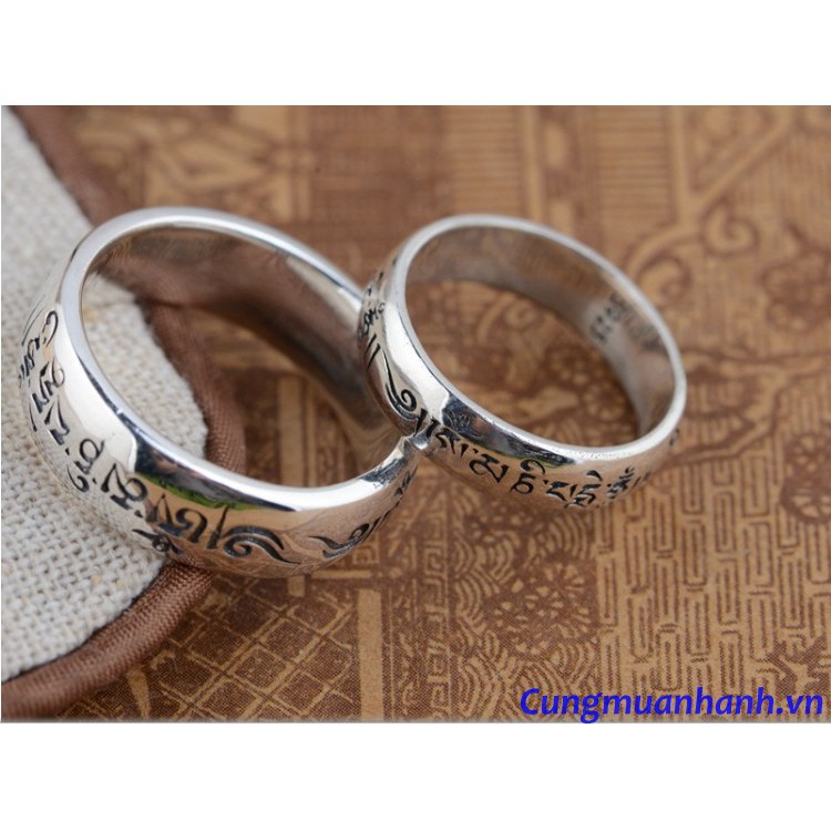 แหวน Om Mani Padme Hum Mantra นําเข้า - NH102