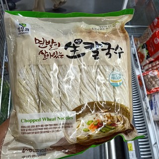 ecook เส้นอุด้งเกาหลี korean wheat noodle น้ำหนัก 1kg