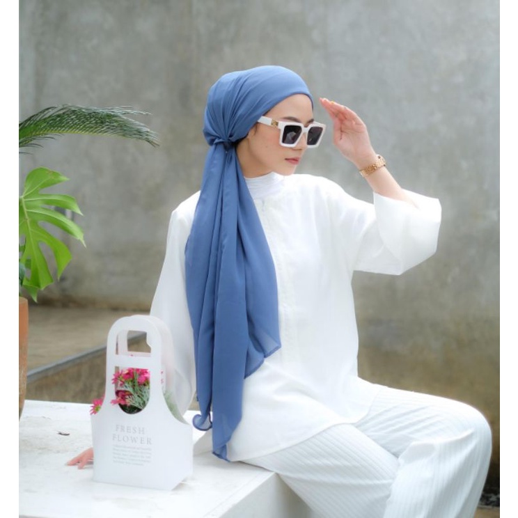 Winonamodest - Lowkey Queen Turban Instant Pashmina Turban ผู้ใหญ่ Turban wrap Turban วัสดุ ceruty เ
