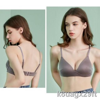 เสื้อในไร้โครง ◎☊⭐fairybra.store⭐ VR-013 บราไขว้หน้าไร้โครง