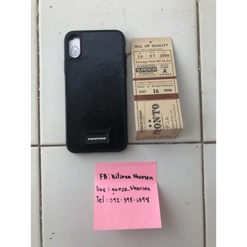 case freitag x/xs สีดำ มือสอง