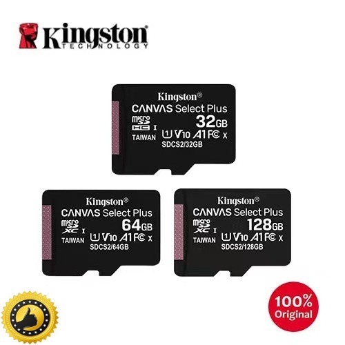 Kingston Memory Card SD TF card Class10 MicroSD 256GB 128GB 64GB 32G Original for phone cctv oppo samsung+ Adapter  *