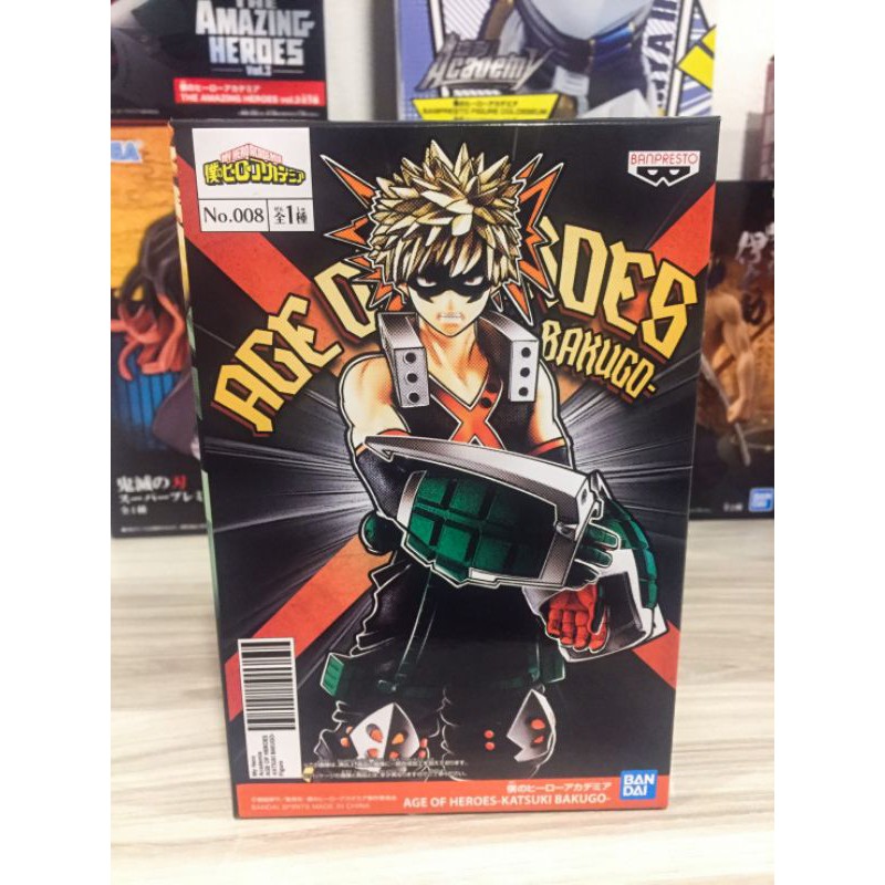 งานแท้ ️ BANPRESTO MY HERO ACADEMIA AGE OF HEROES BAKUGO โมเดลฟิกเกอร์ ...