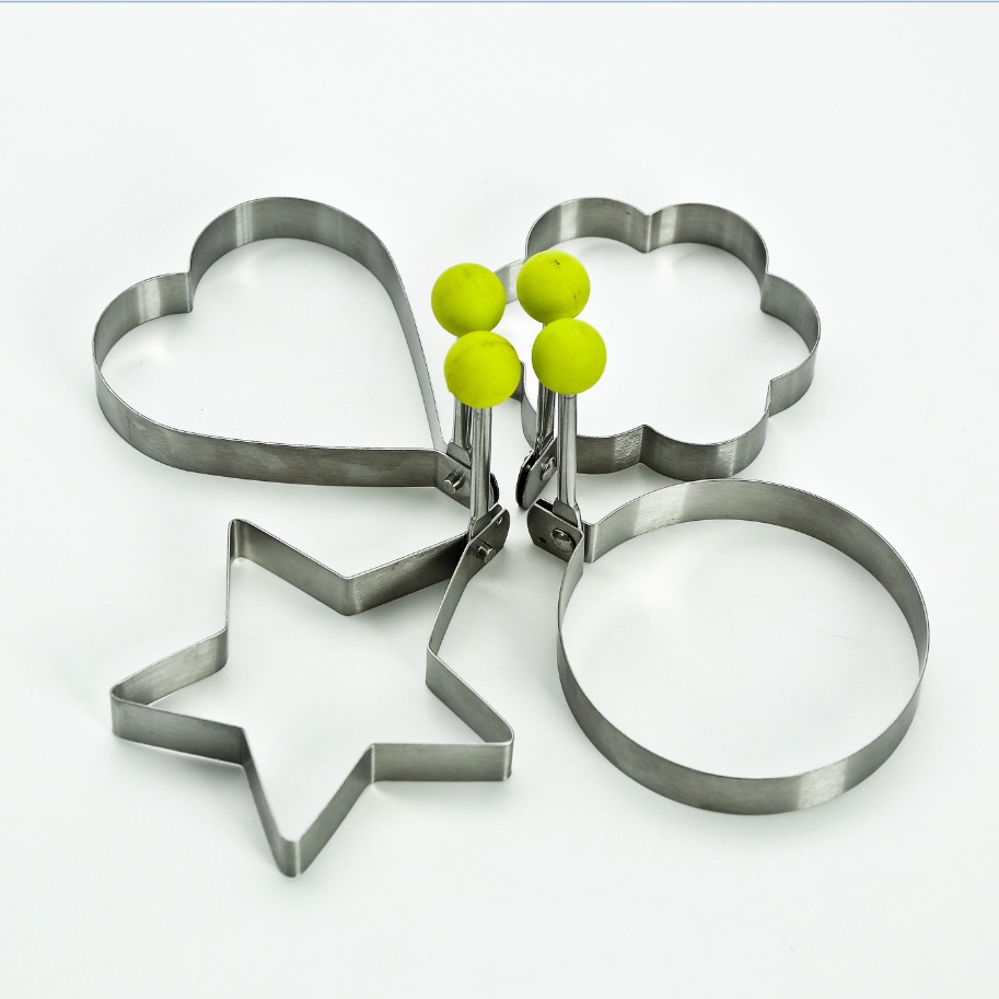 MUSI.HOME 【ราคาถูก】แม่พิมพ์ทอดไข่ดาว ไข่เจียว แพนเค้ก แบบสแตนเลส V6 - รูปที่ 2