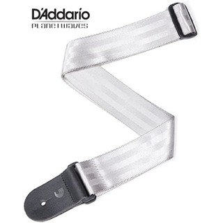 สายสะพายกีตาร์ Planet waves 50SB03 Seat Belt Guitar Strap, Silver