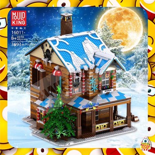 ตัวต่อ MOULDKING16011 บ้านคริสมาสต์สีฟ้า จำนวน 3,693+ ชิ้น