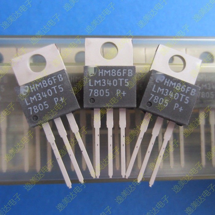 ❈ใหม่ LM340T5 7805P + LM7805CT LM340TS 5V สามขั้วหลอดควบคุม TO-220