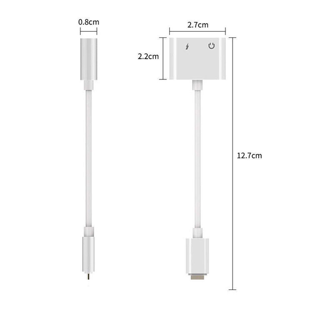 Adapter Lightning To 3.5 Mm Headphone Jack+Charge Adapter สำหรับ ไอโฟน ...