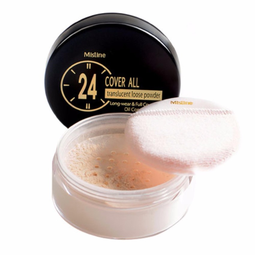 มิสทิน 24 คัฟเวอร์ ออล ทรานสลูเซนท์ ลูซ เพาเดอร์ MISTINE-24 COVER-ALL TRANSLUCENT-LOOSE POWDER 22 ก.