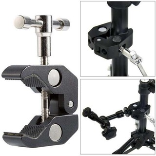 Di Shop Super Clamp SC1 แคลมป์ สำหรับงานติดตั้ง mounting kit for led light or lcd monitor &amp; DSLR Camera