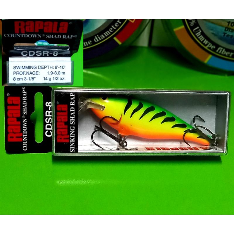 ของตกแต่งบ้าน เหยื่อปลอม Rapala Original Giant Lure เหยื่อตั้งโชว์