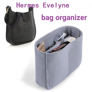 【นุ่มและเบา】ที่จัดระเบียบกระเป๋า Her mes Evelyne ที่จัดกระเป๋า  bag organiser in bag ที่จัดทรง  organizer insert