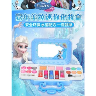 เครื่องสำอางค์สำหรับเด็ก Frozen กล่องสีฟ้ารุ่นใหม่ ปลอดภัย