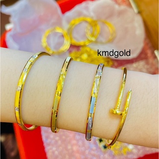 🌟🌟 KMDGold กำไลทองสุดฮอต 2สลึง ทองแท้ขายได้จำนำได้ พร้อมใบรับประกัน (รบกวนแจ้งไซส์ทางแชทค่ะ)
