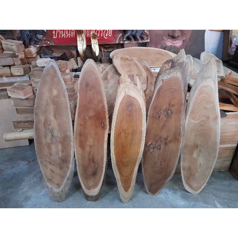 แผ่นป้าย แผ่นไม้สัก ป้ายไม้เปล่า ขนาด15×70ซม.
