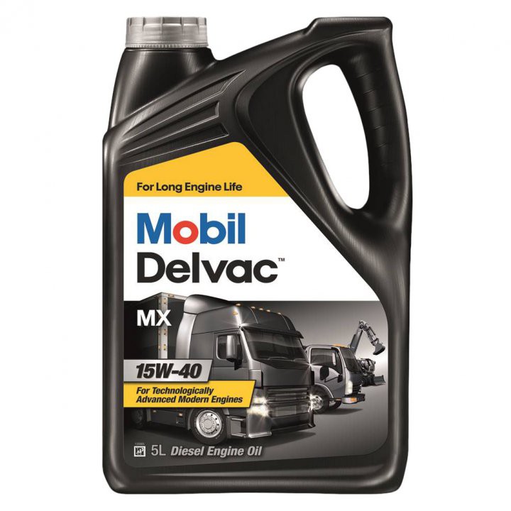 [5 Litre] Mobil Delvac MX 15W40 น้ํามันเครื่องแร่ 4L เครื่องยนต์ดีเซล Minyak Hitam 5L