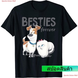 The Secret Life of Pets 2 Besties T-Shirt เสื้อยืด ins คู่รัก ผู้ชาย เสื้อคู่ชายหญิง ผู้หญิง