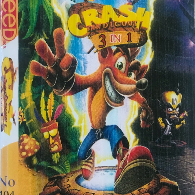 แผ่นเกมส์ PS2 Crash Bandicoot 3in1