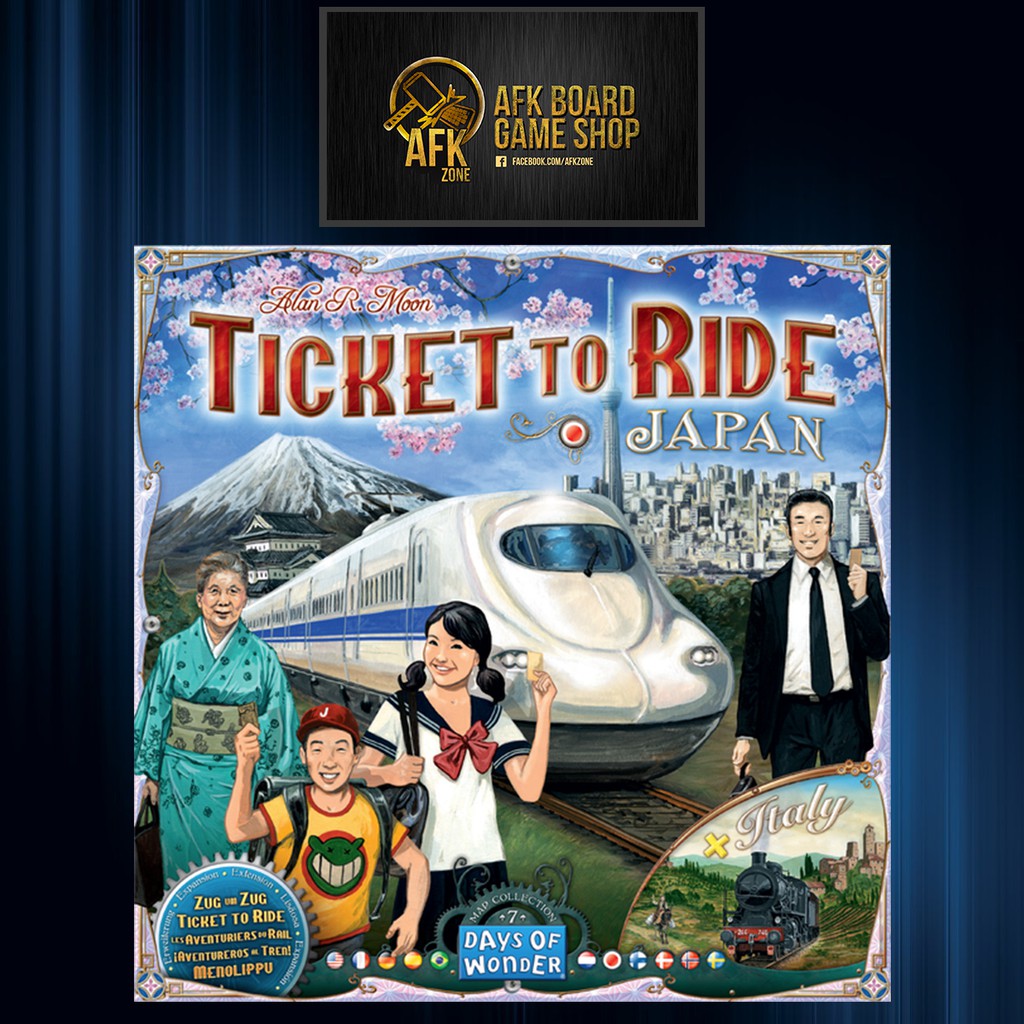 Ticket to Ride Map Collection Volume 7 – Japan & Italy ENG Edition - Board Game - บอร์ดเกม
