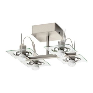 FUGA โคมไฟเพดาน.ผนัง 4 ดวง ceiling/wall lamp 35*35*18 cm (โครเมี่ยม)