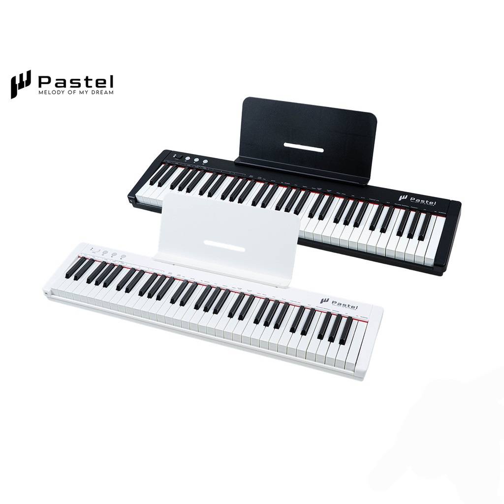 Pastel POPPIANO 61 คีย์บอร์ด เปียโน 61คีย์ พร้อม Touching Key มีแบตเตอรี่ MIDI Bluetooth | Piano Key