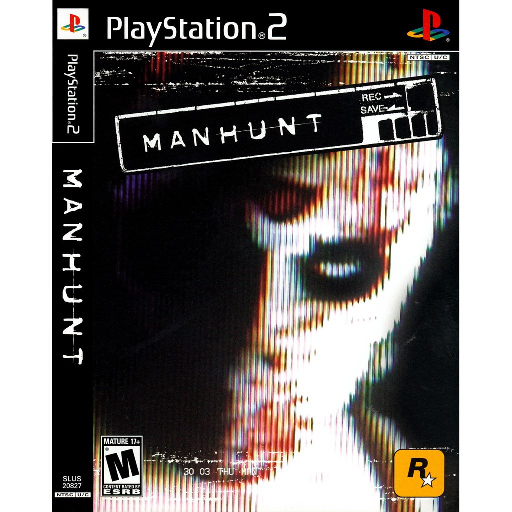 แผ่นเกมส์ ps2 จอยเกมส์ ps2 แผ่นเกมส์ Manhunt PS2 Playstation 2 คุณภาพสูง ราคาถูก