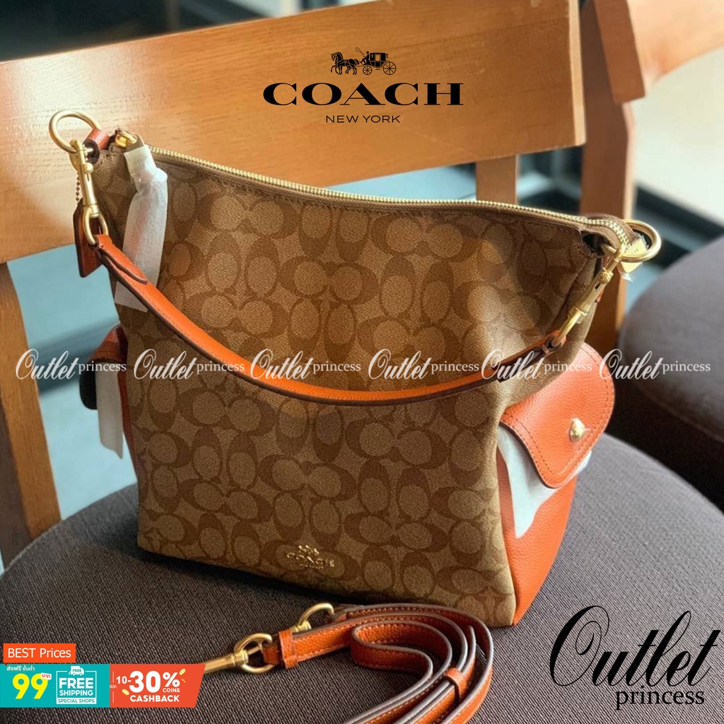 COACH PENNIE SHOULDER BAG ((C1523)) กระเป๋าหิ้ว//คล้องไหล่//สะพายข้างได้ สุดคุ้ม!  ใบใหญ่ ทรงสวยใส่ข