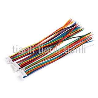 Sh 1.0 สายเคเบิ้ลเชื่อมต่อ DIY SH1.0 JST 2/3/4/5/6/7/8 Pin 5 ชิ้น 28AWG 10 ซม.