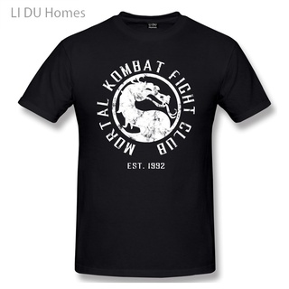 เสื้ ผ้าฝ้าย LIDU Mortal Kombat Fight Club s Wo &amp;#39; s เสื้อยืดแขนสั้น พิมพ์ลายกราฟฟิค OU46ET565W33126 สําหรับผู้ชายS-5