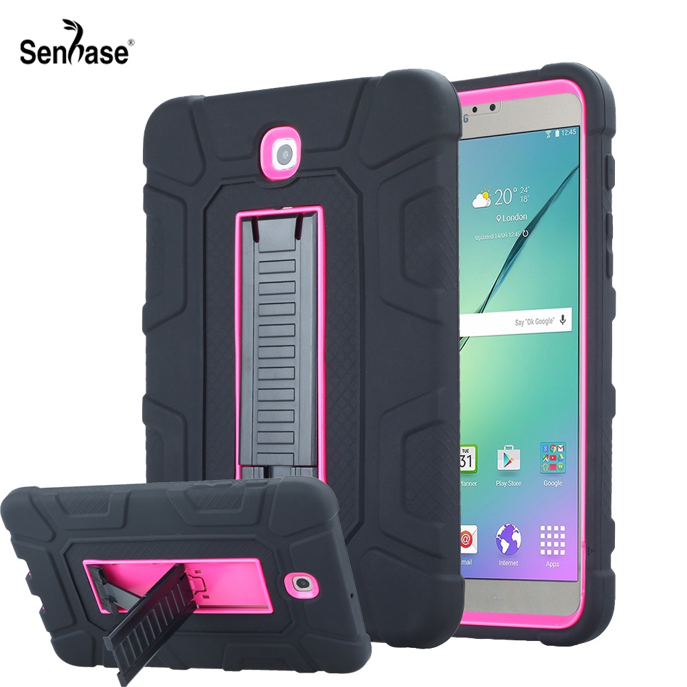 For Samsung Galaxy Tab S2 8.0 inch T710 T713 T715 T719 Case Kids Safe PC Silicon Hybrid Anti-fall Sh