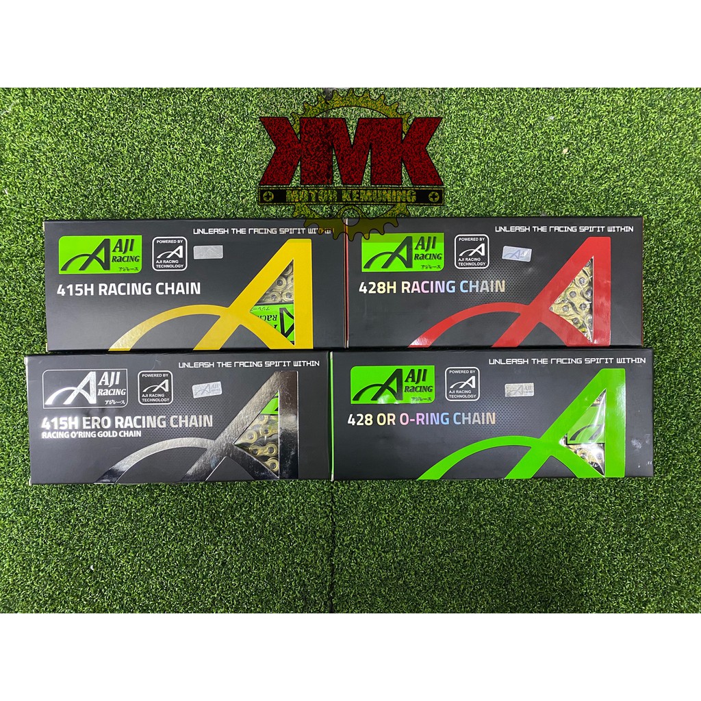 AJI RACING CHAIN 415H 428H O-RING CHAIN 415H 428H GOLD 122L 132L 138L
