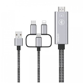 ONTEN New ⚡️FLASH SALE⚡️ (ราคาพิเศษ) OTN-7539 สายต่อมือถือเข้าทีวี for lighting/micro/usb-c