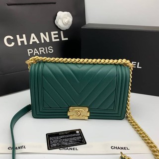 กระเป๋า​ส​ะ​พา​ยข้าง​ CHANEL​ ทรงบอย​ เกรดออริ