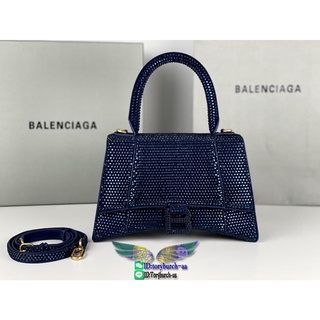 Balenciag hourglass handbag underarm baguette shoulder flap saddle bag rare limited edition