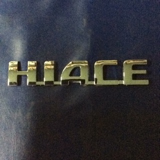 โลโก้ ติดรถยนต์ HIACE