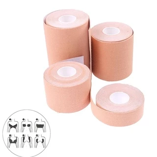 เวลา 1 ม้วน 5M ผู้หญิง Boob เทป Bra Self-Adhesive Push Up ที่มองไม่เห็นฝาครอบหัวนมไม่มีรอยต่อ Lift Up Intimates สายรัด