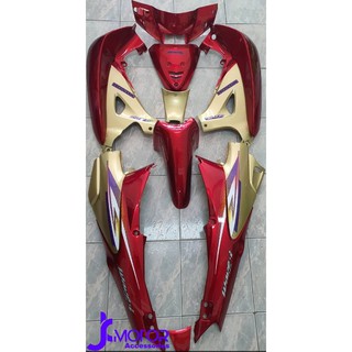 ชุดสี Wave125 R/S สีแดงแก้ว-ทอง